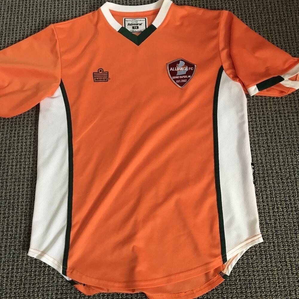 Alliance FC Orange Adult Small Soccer Jersey Est. 2002